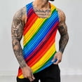 thumbnail image 2 of UVEASISHA Mens Sleeveless Muscle Shirts Fashion Tie Dye Print Workout Tank Tops Big and Tall Casual Regular Fit Beach Shirt Cool Fitness Tanks Multicolor XXL, 2 of 6