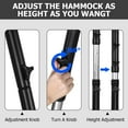 thumbnail image 6 of FDW Hammock Chair Stands hammock stands Hanging Hammock Stands Outdoor Solid Steel hammock Stand Only for Hanging Hammock Air Porch Swing Chair Indoor,Black, 6 of 7