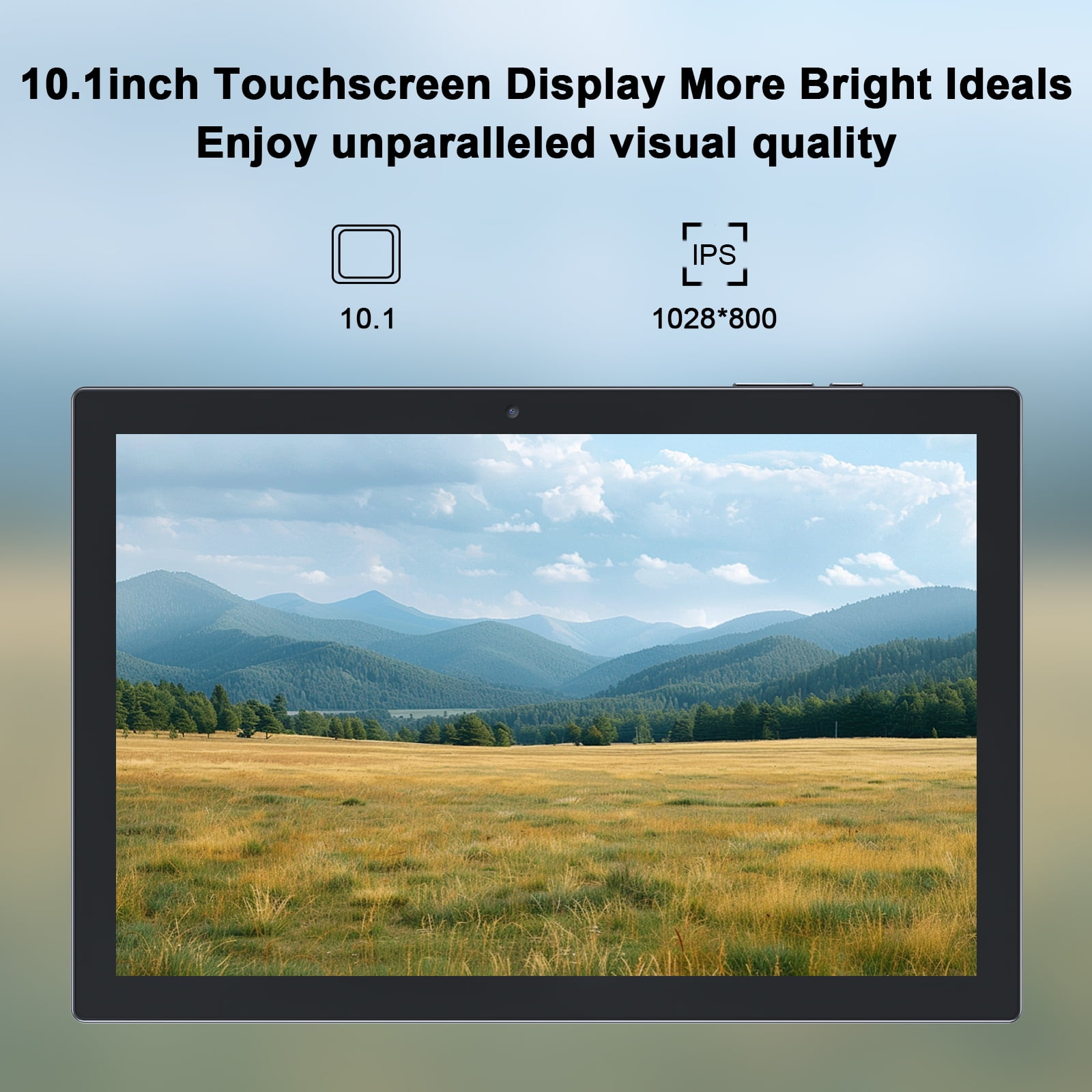 Tablet 10 inch, Newest Android 14 Tablet, 8GB+64GB+1TB Expand, Quad-Core