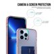 thumbnail image 4 of Funda transparente para iPhone 13 Pro Max, funda tipo cartera con tarjetero y protector de cámara, funda de TPU suave, a prueba de golpes y antihuellas para Apple iPhone 13 Pro Max, 4 of 8