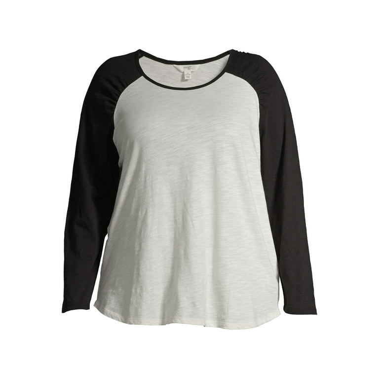 terra & sky women's plus baseball tee