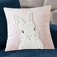thumbnail image 4 of Jubipavy Cute Rabbits Pillow Cover Home SofaEmbroidered Pillow Car Waist Cover, 4 of 7