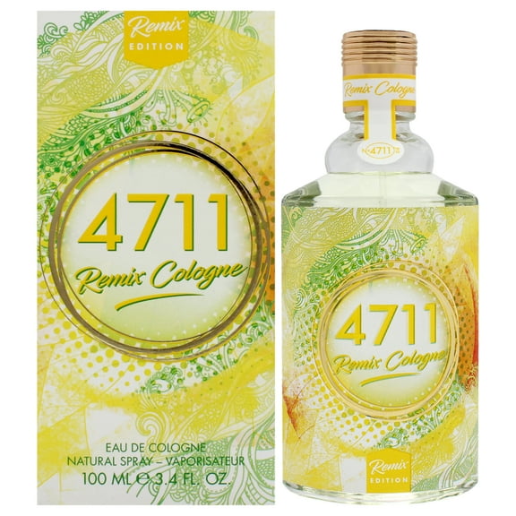 Muelhens 4711 Remix Cologne - Lemon , 3.4 oz EDC Spray