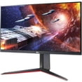 thumbnail image 1 of LG 24GN650-B Ultragear Gaming Monitor 24” FHD (1920 x 1080) IPS Display, 144Hz Refresh Rate, 1ms (GtG), AMD FreeSync Premium, Tilt/Height/Pivot Adjustable Stand - Black, 1 of 2