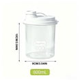 thumbnail image 3 of Frascos Herméticos para Almacenar Alimentos con Un Sellado Superior para Alimentos Secos, Granos y Especias: Recipientes Dispensadores de Plástico Reutilizables para La Cocina y Botes Herméticos para, 3 of 7