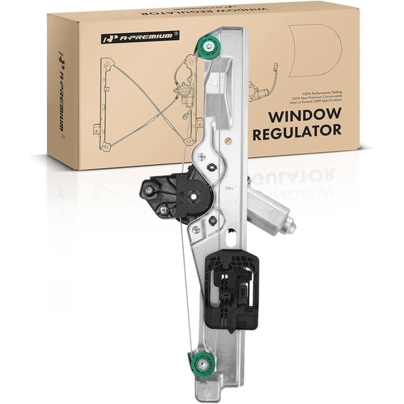 A-Premium Electric Power Window Regulator with Motor Compatible with Chevrolet Cruze 2016 2017 2018 2019, Rear Left Driver Side