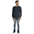 thumbnail image 4 of Inkmeso Men's Cotton Long Sleeve T-shirt Basic Crew Neck Shirt, 4 of 6