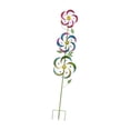 thumbnail image 3 of Escultura de viento de 3 capas, 24,5 x 125 cm, multifuncional, para manualidades, giratoria, de fácil montaje, adorno para jardín, colorida, 3 of 8