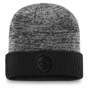 Men's Fanatics Black Winnipeg Jets Authentic Pro Travel & Training Cuffed Knit Hat