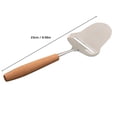 thumbnail image 3 of 8.5 Inch Stainless Cheese Grater With Wooden Handle Slicing Slicer/ Cheese Grater And Fork, 3 of 6
