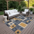thumbnail image 3 of Addison Rugs Chantille Indoor/Outdoor Transitional Geometric Graphite Machine Washable Rectangle Rug, 9' x 12', 3 of 10