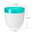 thumbnail image 2 of DECORNIJIA Round Watering Pot White Plastic 1Pcs for Home Indoor Use, 2 of 8