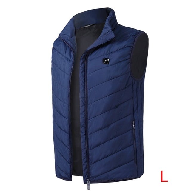 Chaleco térmico eléctrico para hombre, chaleco térmico para hombre, chaqueta de invierno cálida térmica con USB Eigraketly FS10141-10B