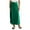 A-Green1013, variant on Women's High Waist Pleated Flowy Skirt A-Line Elegant Party Evening Floor-Length Skirt