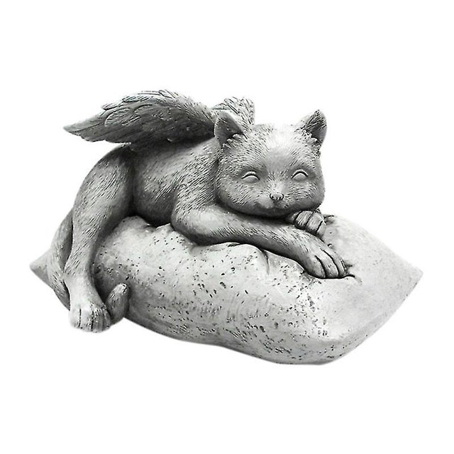 Gato estatua resina mascota gato Memorial St
