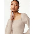 Scoop Women's Square Neck Sweater