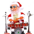 thumbnail image 4 of Niños Eléctrico Santa Claus Tocando Piano Música Muñecas Saxofón Juguetes Tocando Guitarra Juguetes Tambor Juguetes Disfraces De Navidad Decoraciones matsuzay HA027330-02, 4 of 5
