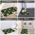thumbnail image 6 of JUNZAN Sunflowers And Blue Flower Custom Funny Welcome Doormat Personalized Door Mats Decorative Entrance Floor Mat, 6 of 6