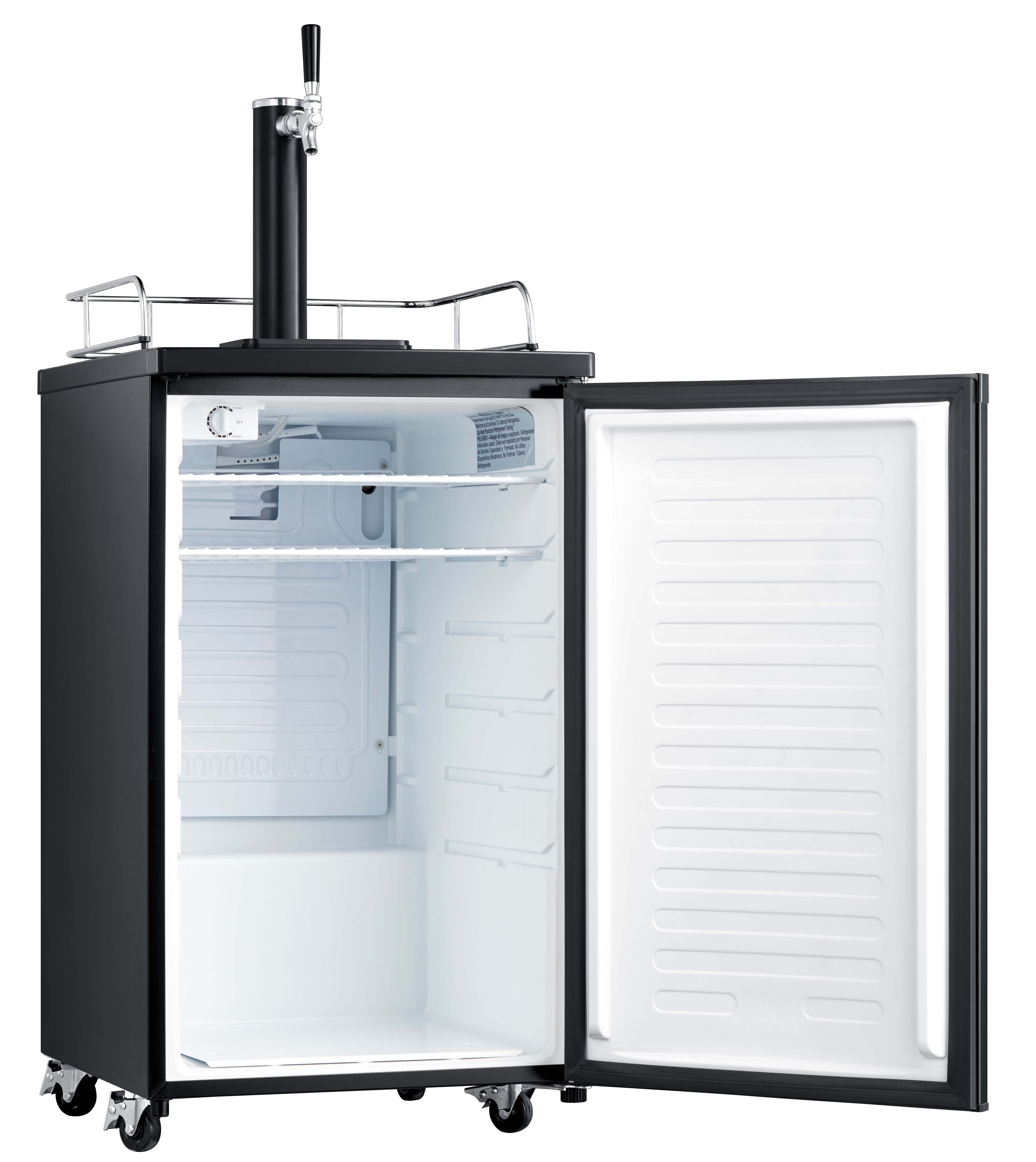 Arctic King Single Tap Kegerator 4 9 Cu Ft Black Walmart Com Walmart Com