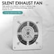thumbnail image 3 of 4 Inch 20W 220V High Speed Exhaust Fan Toilet Kitchen Bathroom Hanging Wall Window Glass Small Venti, 3 of 5