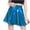 Blue, variant on Idoravan Women's Basic Versatile Skirt Ladies Stage Solid Color Performance Dress Pleated Skirt