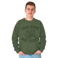 thumbnail image 5 of Take Naps Not Tests Sleepy Nerdy Gym Sweatshirt for Men or Women Brisco Brands S, 5 of 5