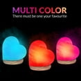 thumbnail image 2 of WBM Heart Salt USB Lamp, Multicolor Night Light, Home Decor by WBM, 4-5 Lbs, Traditional, 2 of 8