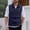 Blue, variant on Mens Cargo Tank Tops Jackets Plus Size Fashion Zipper Stand Collar Sleeveless Loose Comfy Multi-Pockets Vest Coat