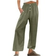thumbnail image 2 of Up to 65% off!Casual Pants for Womens Fashion Plus Size High Waist Loose Wide Leg Pants High Waist Straight Pants Casual Pants, 2 of 7