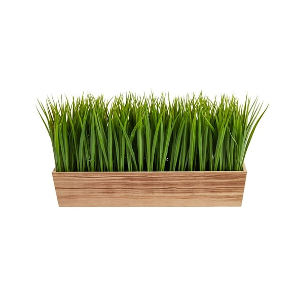 Nearly Natural 20" Vanilla Grass Artificial Plant in Decorative Planter - 3.25"
