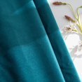 thumbnail image 5 of 28x28 Inch Euro Sham Velvet Pillow Covers, Set of 2 Large Square Decorative Pillows -Teal Super Soft for King Bed, Sofa, Couch, Accent Chairs with Hidden Zipper, 5 of 6