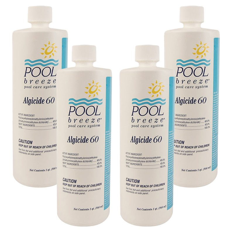 Pool Breeze Algicide 60 Swimming Pool Algaecide 1Quart