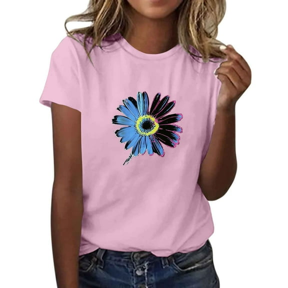 Cilsoka Shirts for Women Over 40 Womens Crop Tops Summer Graphic Tees for Women Plus Size Peasant Blouses for Women Cotton My Orders Placed