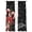 DarkRed Black, variant on Christmas Candy Sheer Curtains 54 Inch Length 2 Panels Set Window Treatments, Xmas Berry Snowflake Black Rod Pocket Semi Curtains for Living Room/Bedroom/Kitchen Décor, 104"W x 54"L