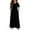 #A01-Black, variant on XADYUY Girls Maxi Dresses 10-12 Casual Solid Color Short Sleeve Girls Long Dresses Cute Crew Neck Sundresses Flare Swing Dresses with Pocketss 13-14 Years,Light Green