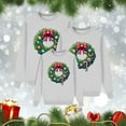 thumbnail image 4 of sususu Christmas Sweatshirt Family Matching Sets : O Neck Casual Jumper Xmas Pullover Top Fall Sweatshirt,Women,S, 4 of 6