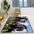 thumbnail image 2 of Crawling Indoor Carpet Play Mat Black and White Cows for Living Room Bedroom Educational Nursery Floor Mat Area Rugs 72x48inch Carpet Runner, 2 of 6
