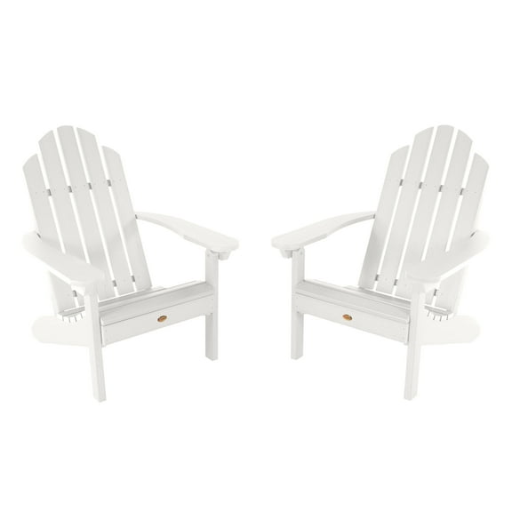 Highwood 2-pc Classic Westport Adirondack Set - Outdoor, Eco-friendly, Synthetic Wood