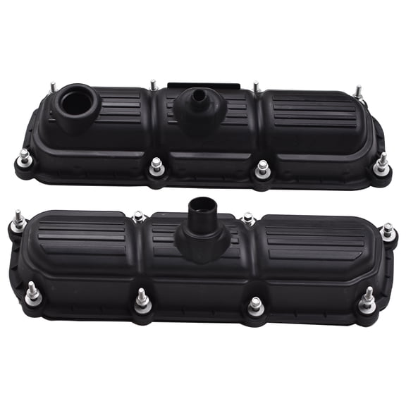 Panlongic Left & Right Valve Cover For Dodge Caravan 04-07 3.3L For Jeep Wrangler 07-11 3.8L