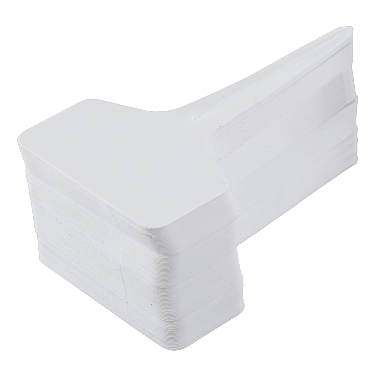 100 pcs Garden Labels gardening plant classification sorting sign tag ticket plastic writing plate board Plug in card white
