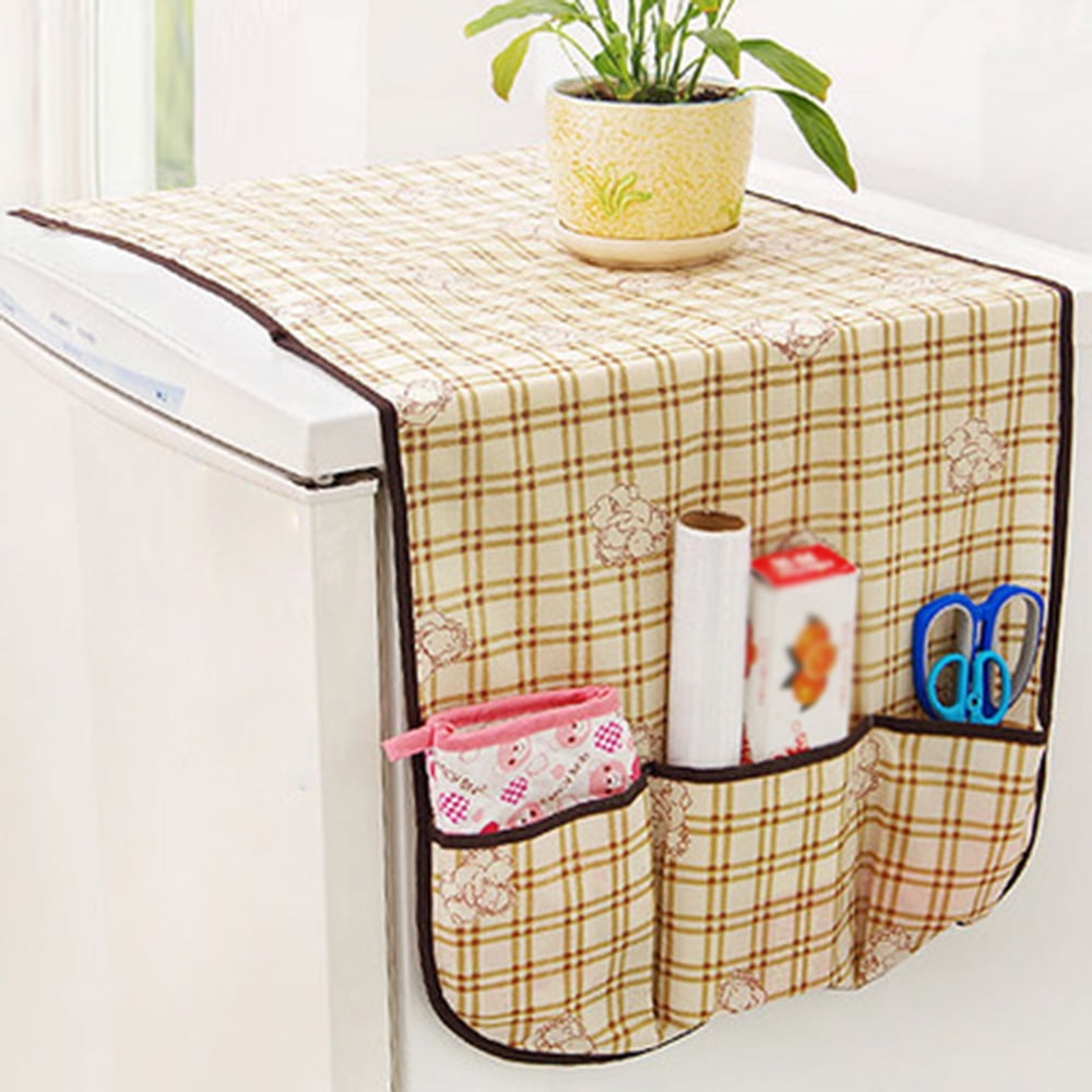 Grid Fridge Refrigerator Dust Cover Pouch Organize Storage Bags Protection