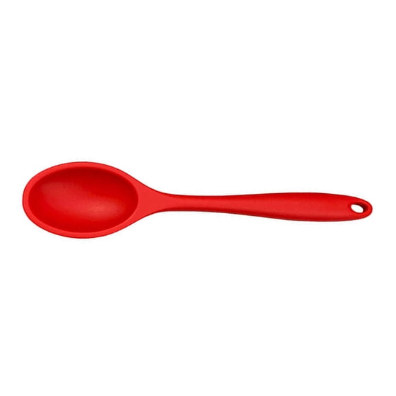Large Silicone Spoon Heat-Resistant Soup Ladle Serving Spoon Versatile Large Kitchen Utensil for Baking Stirring Cooking