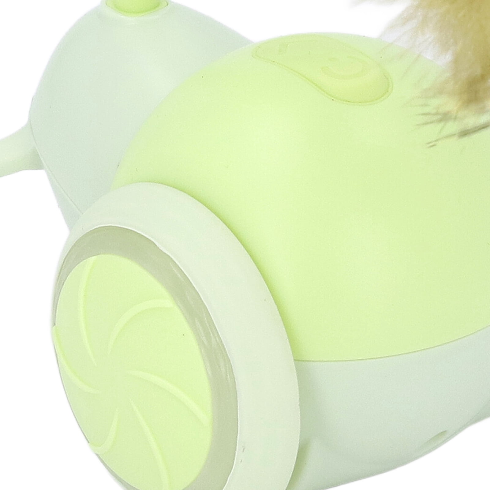 Rupoun Rechargeable Smart Electric Cat Toy Interactive Automatic Moving Remote Control Exercise Promoting Toys with Feather, Green (5.51 inches / 14 cm)