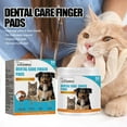thumbnail image 4 of Toallitas dentales para perros para el sarro y mal aliento - toallitas bucales prehumedecadas de 50 para perros y gatos, copas de algodón suave para dedos, mochila portátil de viaje, 4 of 9