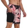 thumbnail image 2 of Balery Chibi Axolotl Sakura Fantasy Bañador para hombre, shorts de playa de secado rápido con entrepierna y forro de compresión-Medium, 2 of 6