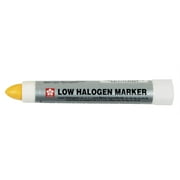 Sakura Solidified Paint Blister Card Low Halogen Marker, -40 to 212 Degrees F, Yellow