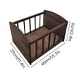 thumbnail image 2 of Wooden Baby Photography Prop Bed – Solid Wood Newborn Photo Prop for Infants, Toddlers & Studio Shoots, 29x40x6cm, 2 of 9