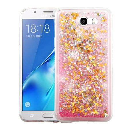 Samsung Galaxy J7 Sky Pro case by Insten Luxury Quicksand Glitter Liquid Floating Sparkle Bling Fashion Phone Case Cover for Samsung Galaxy J7 Sky Pro / J7