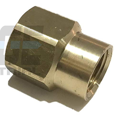 10 Pack 1/4" Female NPT Brass Pipe Coupler Union WOG Air Fuel Connector Fitting 