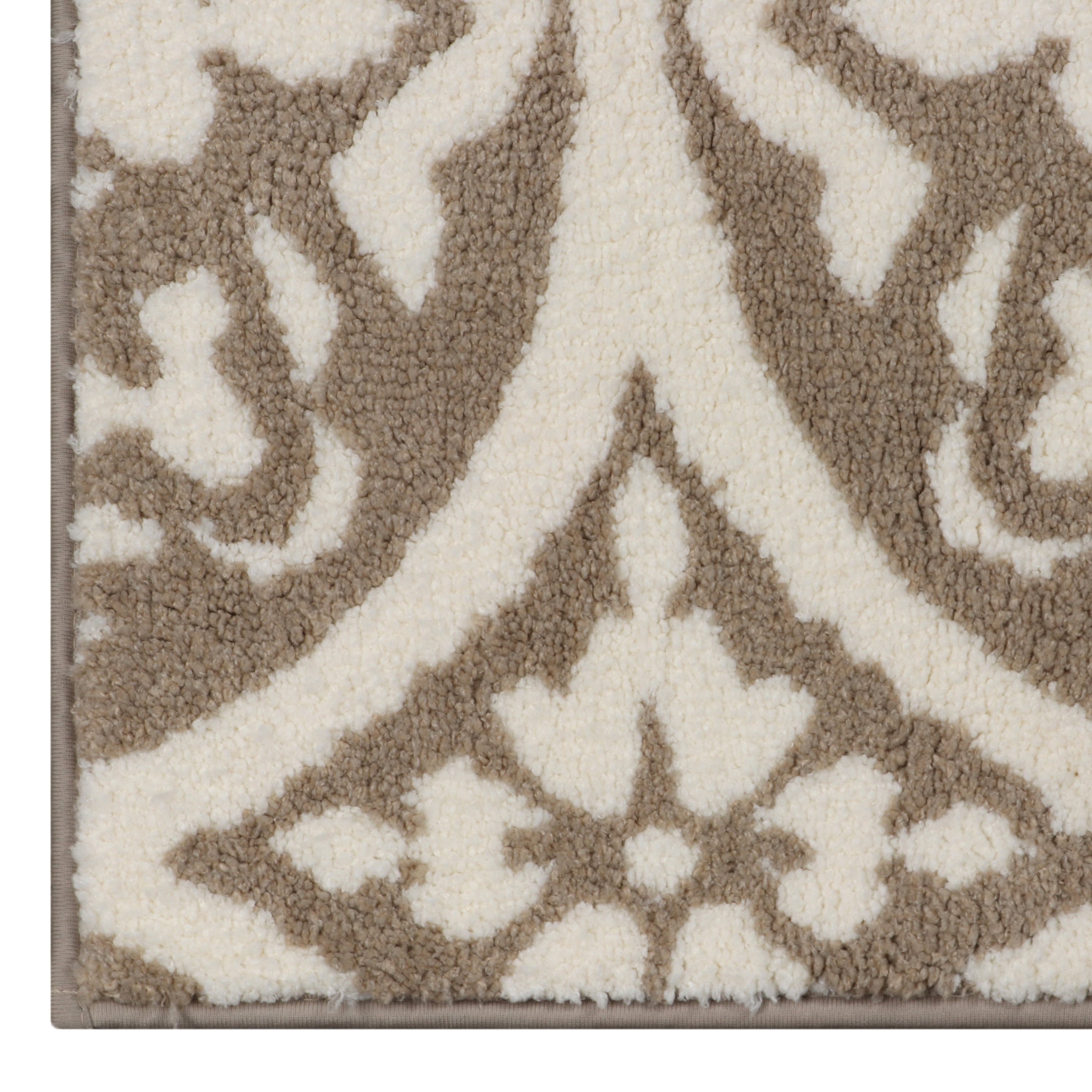 Mainstays Tan Medallion Plush Indoor Accent Rug, 30" x 45"